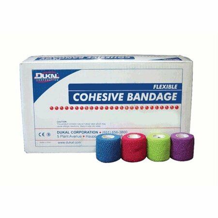 DUKAL Non-Sterile- Cohesive- Assorted- 2 in. 8025AS